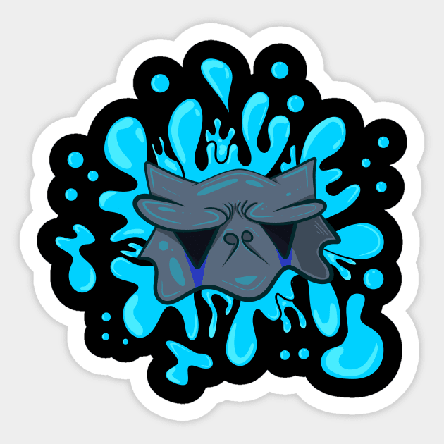 Water Sticker by Kakescribble